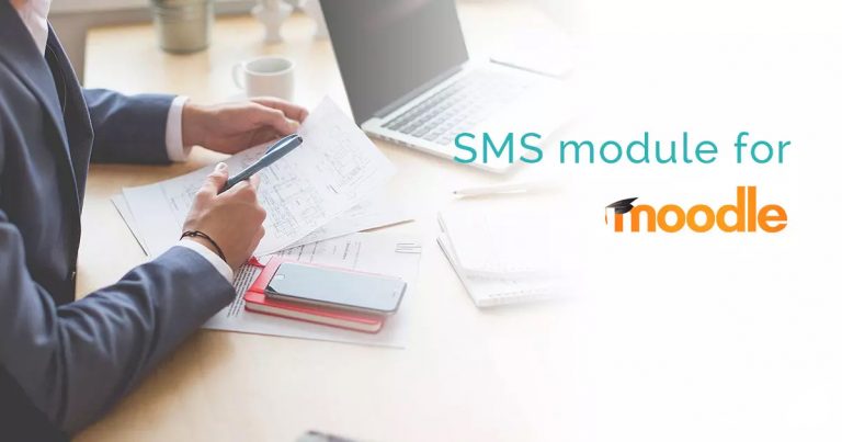 Article Modulo SMS for MOODLE 768x403