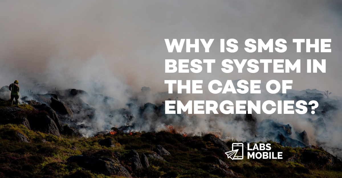 sms the best system in the case of emergencies