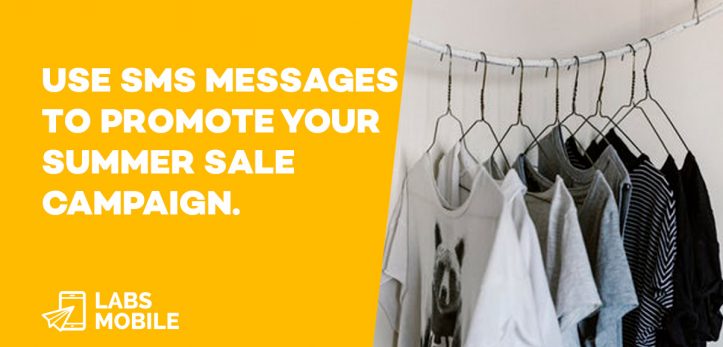 SMS messages Summer Sale Campaign