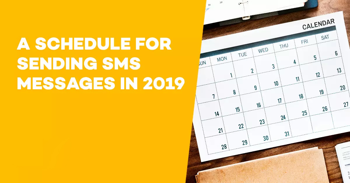 Schedule sms 2019 1
