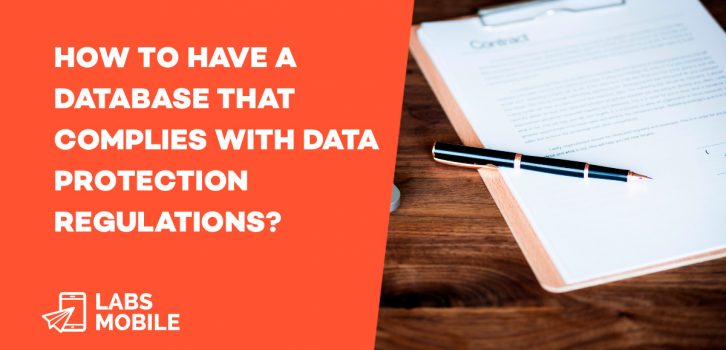 How to have a database that complies with Data Protection regulations 1 