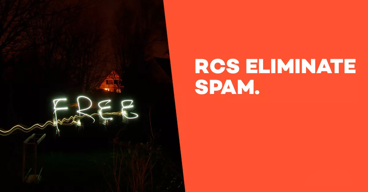 RCS eliminate SPAM