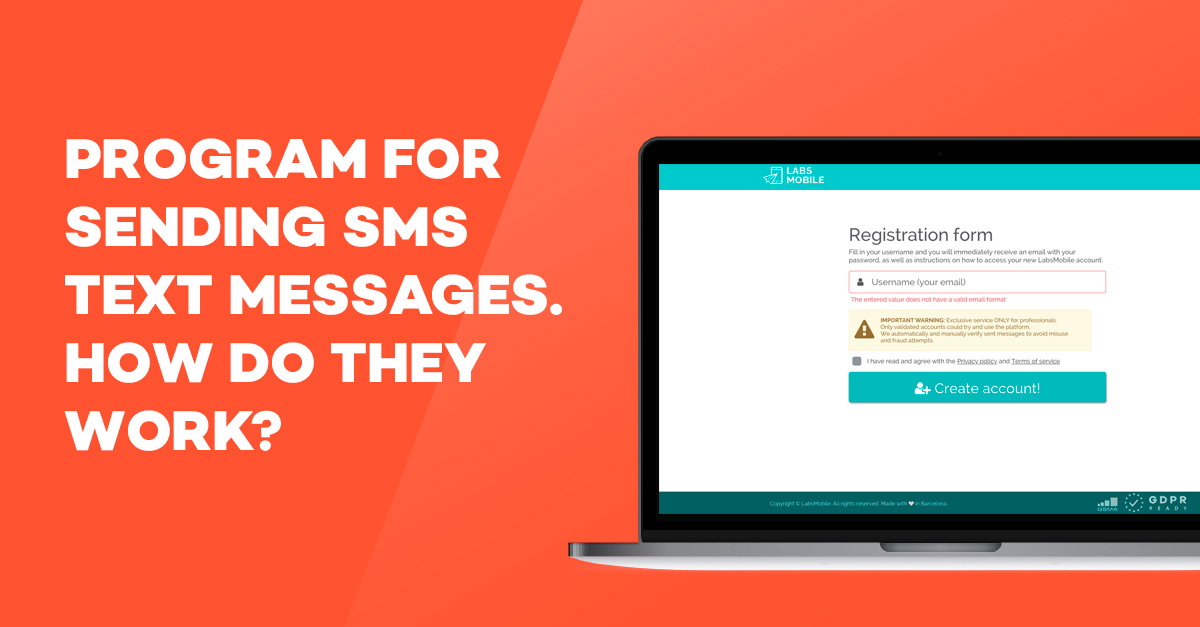 Sending SMS Text Messages