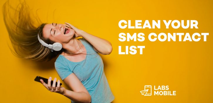 Clean your sms contact list 