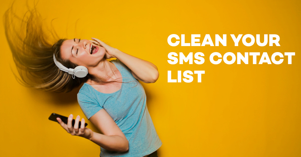 Clean your sms contact list