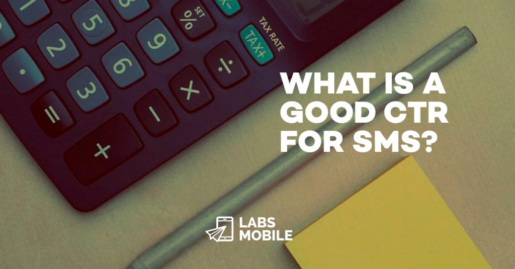 What is the average open rate for sms marketing labsmobile