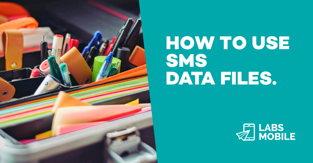  How to use SMS data files
