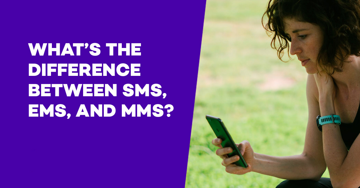 differences between sms ems mms