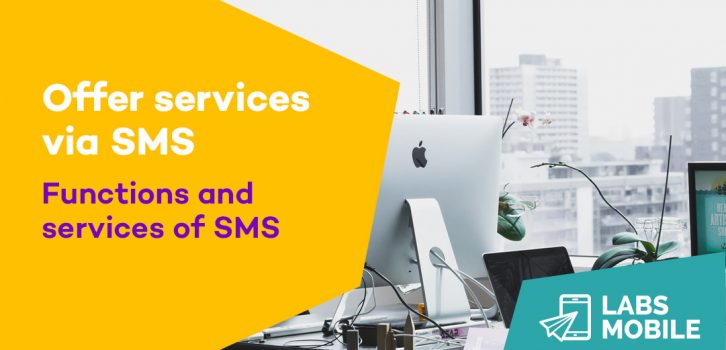 Offer services via SMS 