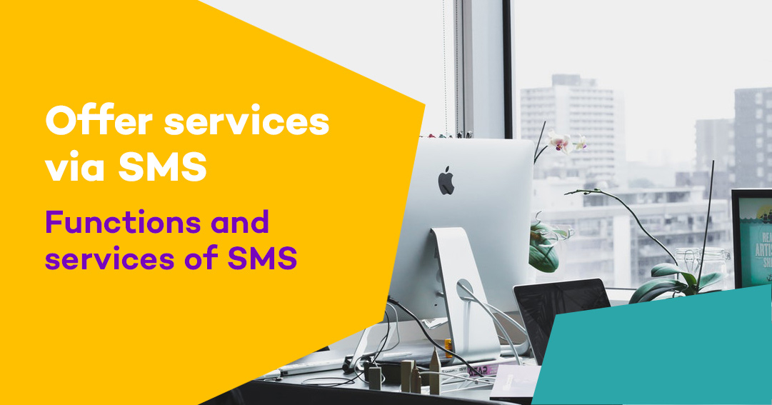 Offer services via SMS