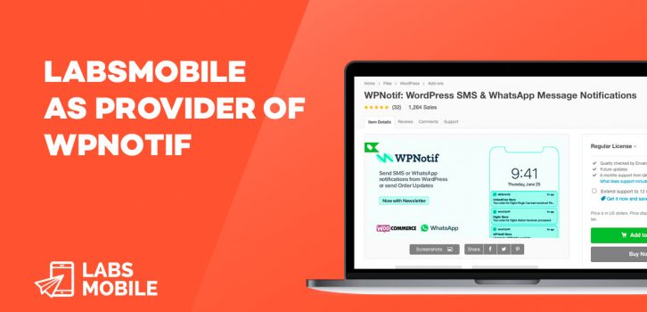 LabsMobile as provider of Wpnotif 