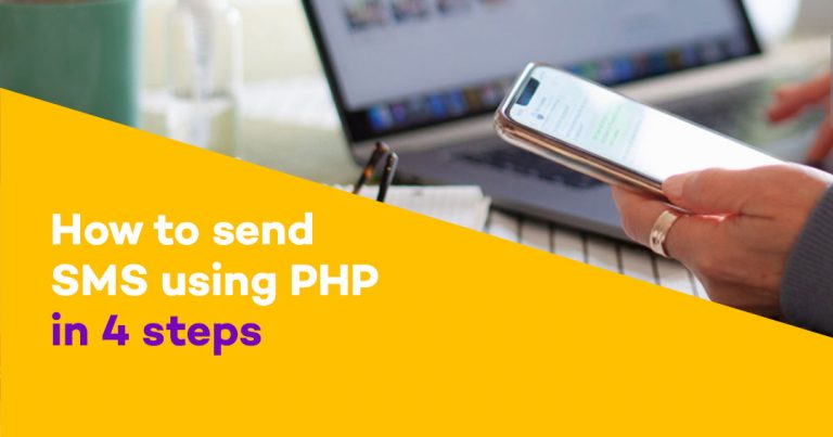 How to send SMS using PHP in 4 steps 768x403