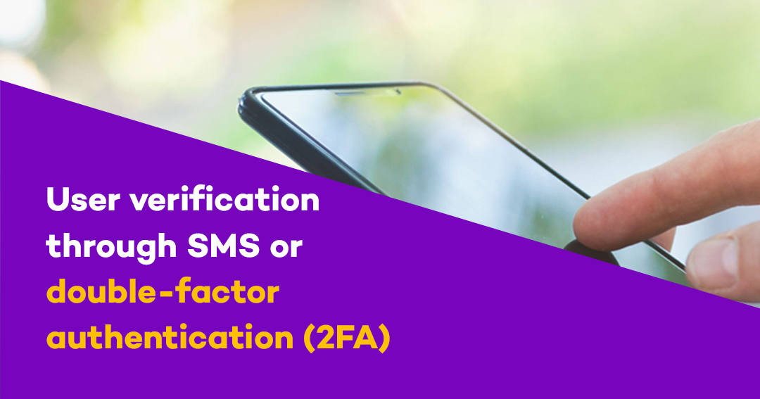 user verification sms