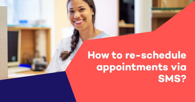 How to re schedule appointments via SMS 768x403