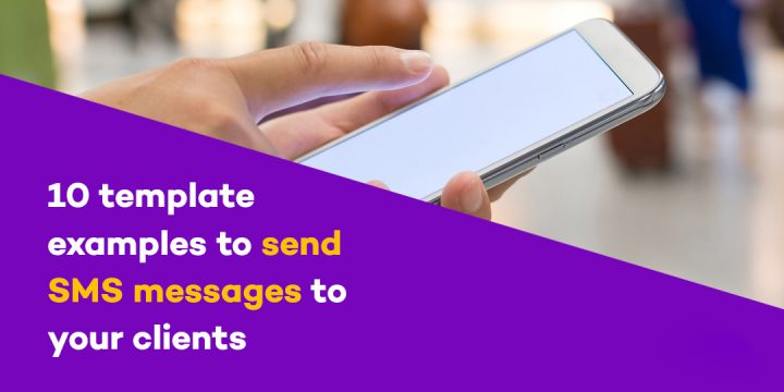 10 template examples to send SMS messages 