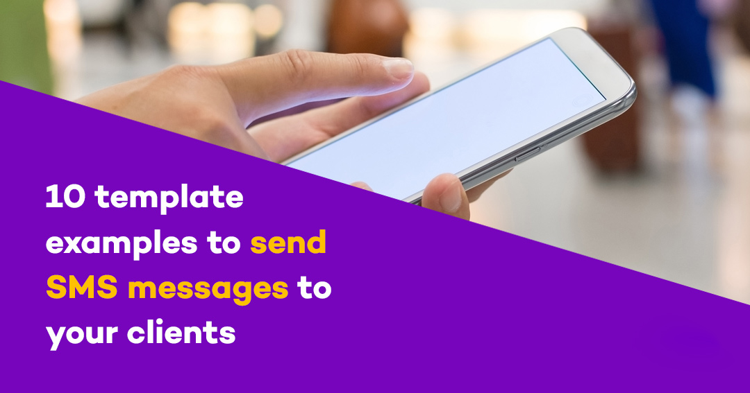 10 template examples to send SMS messages