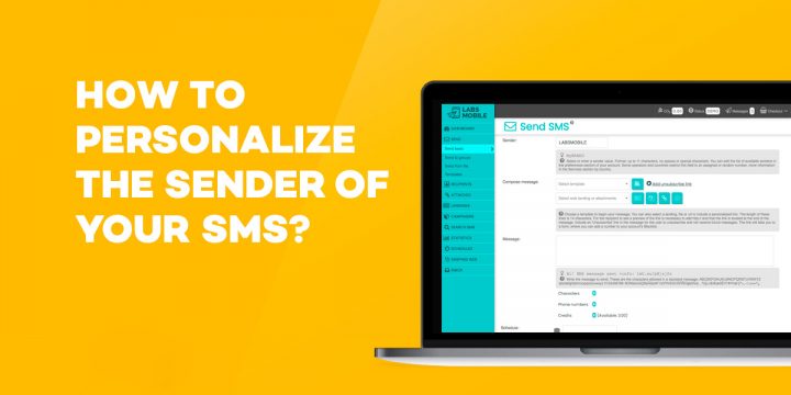 How to personalize the sender of your SMS 