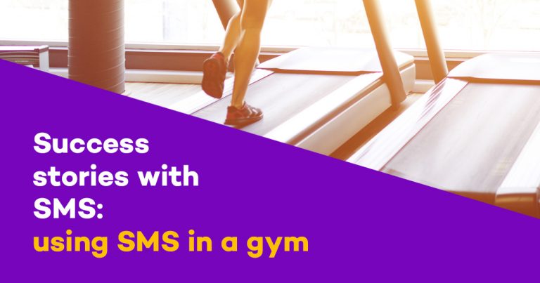 using SMS in a gym 768x403