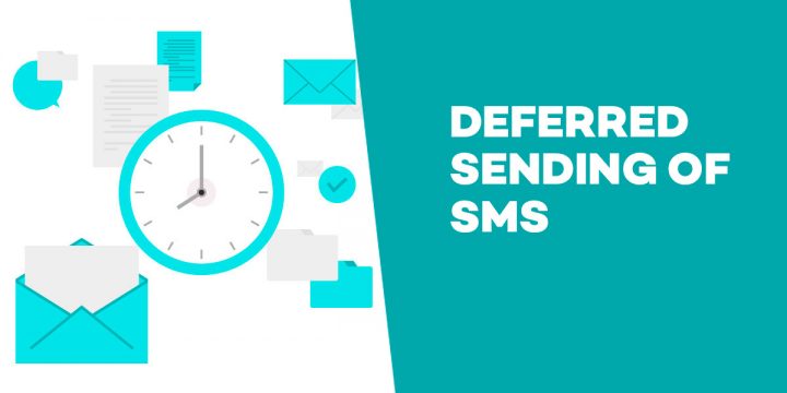 Deferred sending of SMS 