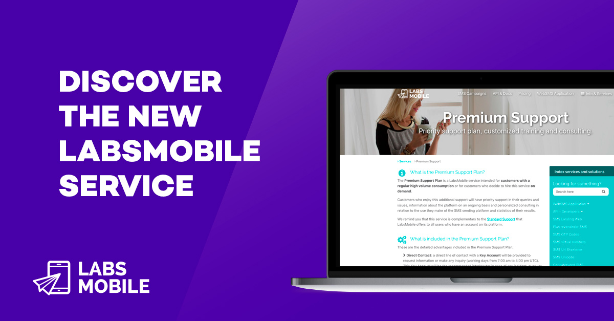 Discover the new LabsMobile service