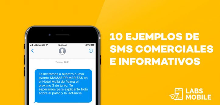 ejemplos de SMS comerciales