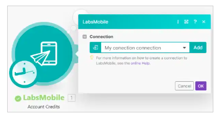 Consulta saldo SMS